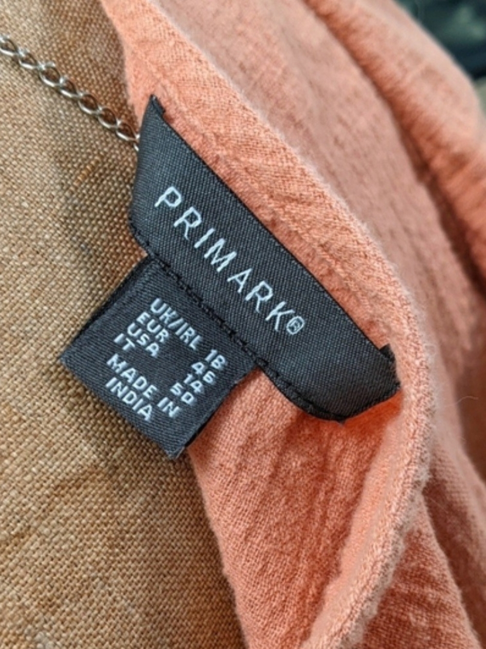 PRIMARK Rust Ruffle Button-Front Crop Top - Unbranded - Picture 8 of 8